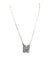 Checkered Bubble Initial Necklace - LECCE