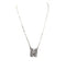 Checkered Bubble Initial Necklace - LECCE