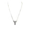 Checkered Bubble Initial Necklace - LECCE