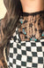 Checkered Cube Navajo Bead Necklace - LECCE