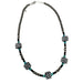 Checkered Cube Navajo Bead Necklace - LECCE