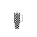 Checkered Decorative Printed 40 oz Tumbler Cup - LECCE