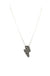 Checkered Lightning Bolt Necklace - LECCE