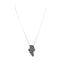 Checkered Lightning Bolt Necklace - LECCE