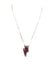Checkered Lightning Bolt Necklace - LECCE