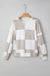 Checkered Long Sleeve Top - LECCE