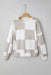 Checkered Long Sleeve Top - LECCE