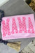 Checkered Pink Mama t-shirt - LECCE