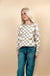 Checkered Print Round Neck Sweater - LECCE