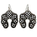 Checkered Print Western Squash Blossom Earrings - LECCE