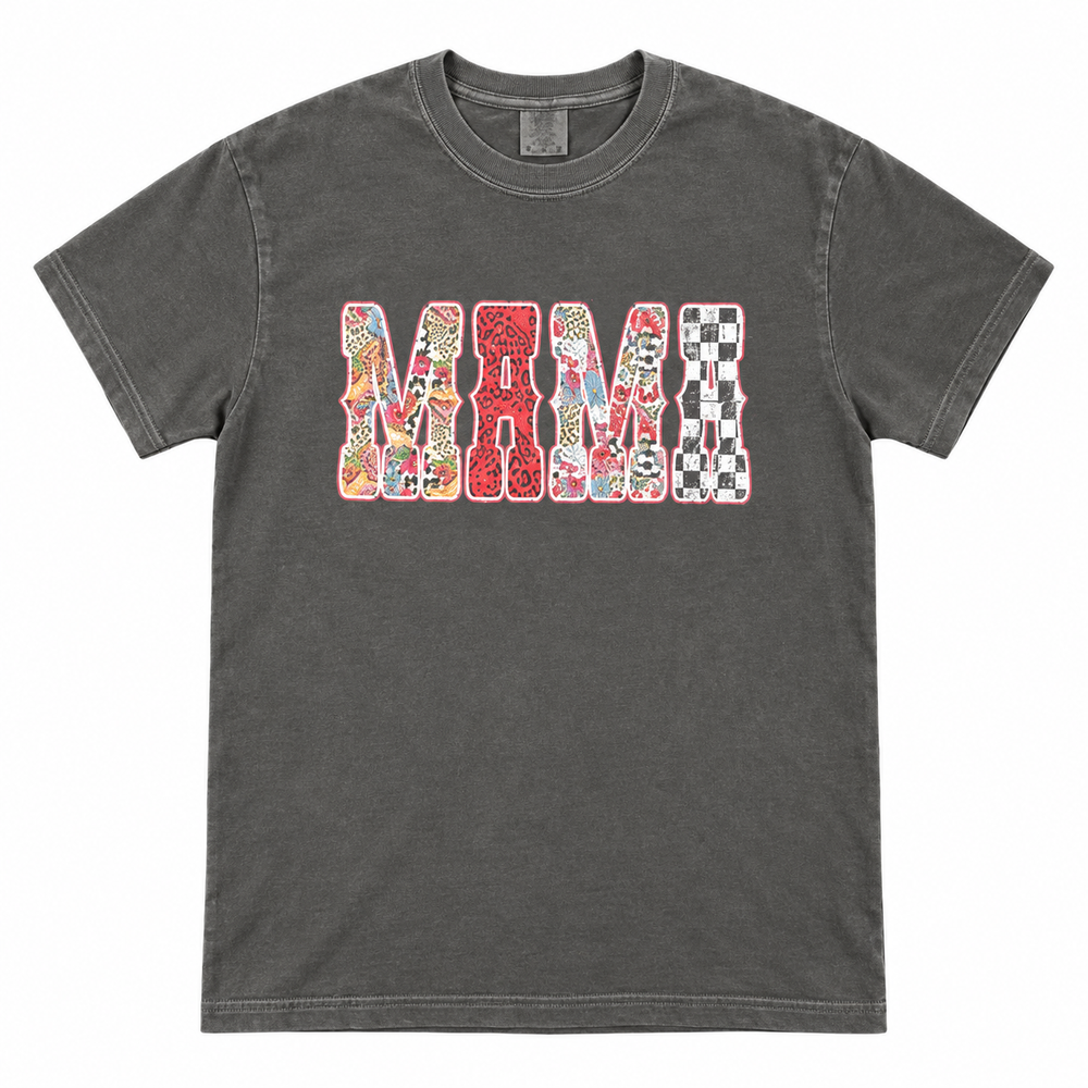 Cherry Mama Graphic Tee – Pepper on white background