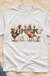 Chickens with Coquette Bows T-shirt flat lay