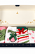 Green Monster Christmas fuzzy socks four-pack gift box on white background