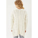 Chunky Cable Knit Cardigan - LECCE