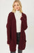 Chunky Cable Knit Cardigan - LECCE