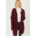Chunky Cable Knit Cardigan - LECCE
