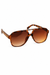 Classic Oversized Sunglasses - Translucent Brown