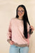 Color Block Mixed Texture Sweatshirt - LECCE