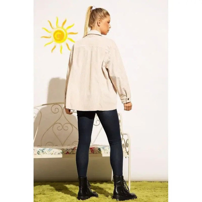 Corduroy Shirt Jacket Shacket - LECCE