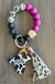 Cow Mama Keychain Wristlet - LECCE