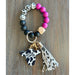 Cow Mama Keychain Wristlet - LECCE