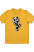 Cow Pattern Cactus T-Shirt centered smaller on pure white background