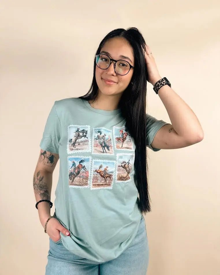 Cowboy Postcard Tee