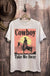 Cowboy Take Me Away Graphic Tee - LECCE