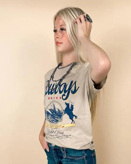 Cowboy Wild West Graphic Tee - LECCE