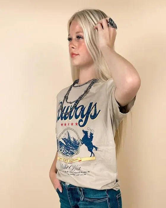 Cowboy Wild West Graphic Tee - LECCE
