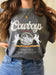 Cowboy Wild West Graphic Tee - LECCE