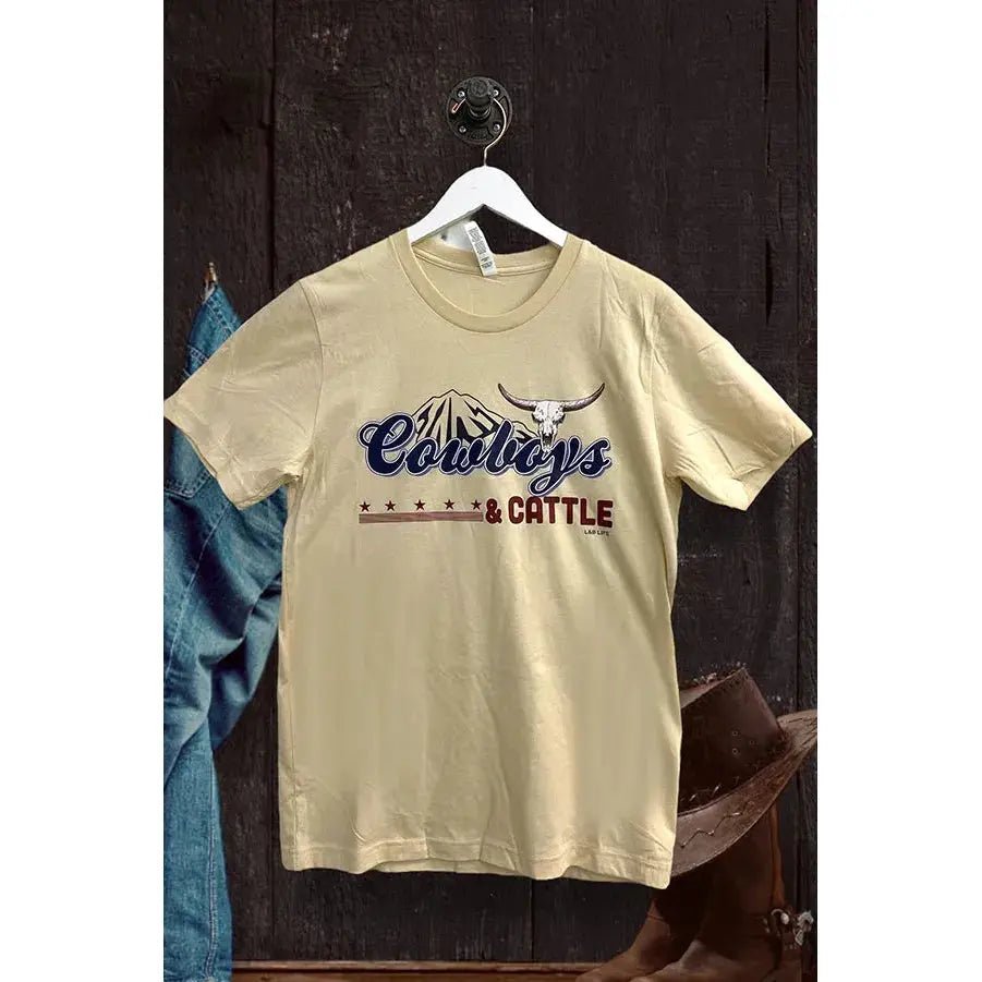 Cowboys And Cattle T-Shirt - LECCE