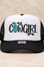 In My Cowgirl Era Western Foam Front Trucker Hat on cream stone - LECCE catalog
