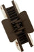Cowhide Patterned Genuine Leather Hair Claw Clips - LECCE