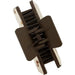 Cowhide Patterned Genuine Leather Hair Claw Clips - LECCE