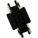 Cowhide Patterned Genuine Leather Hair Claw Clips - LECCE