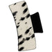 Cowhide Patterned Genuine Leather Hair Claw Clips - LECCE