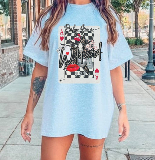WILD CARD SUB TEE Sugar & Velvet Collective Wholesale
