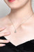 Dancing Moissanite Charm Necklace in 925 Sterling Silver 1.0ct - LECCE