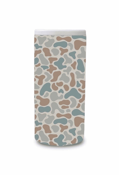 Hard Cooling Can in Camo The Front Porch Label