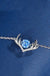 Deer Antler Dancing Stone Necklace in 925 Sterling Silver - LECCE