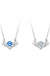 Deer Antler Dancing Stone Necklace in 925 Sterling Silver - LECCE