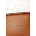 Delicate Double Layer Star Drop Necklace - LECCE