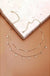 Delicate Double Layer Star Drop Necklace - LECCE