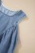 Denim Pleated Patchwork Sleeveless Top - LECCE