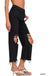 Distressed Knee Flare Crop High - waist Pants - LECCE