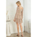 Ditsy Floral Chiffon Ruffled Dress - LECCE