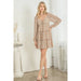 Ditsy Floral Chiffon Ruffled Dress - LECCE