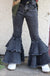 Double Layer Denim Bell Pants - LECCE