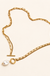 18K Gold Double Layer Pearl Necklace on soft-white background